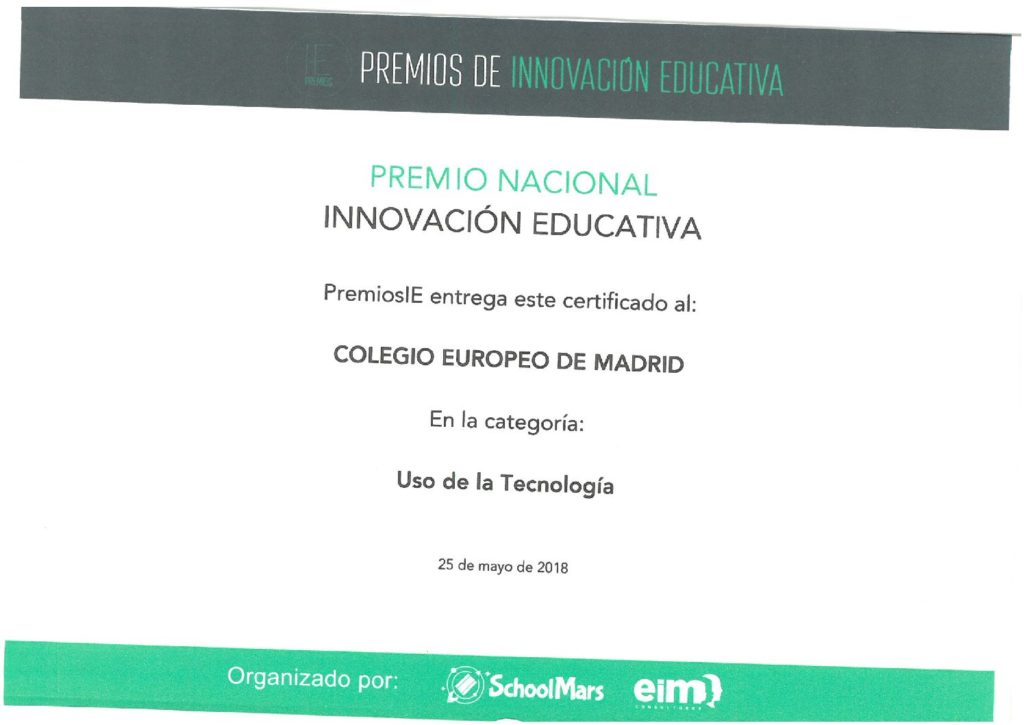Premio Nacional Innovación Educativa
